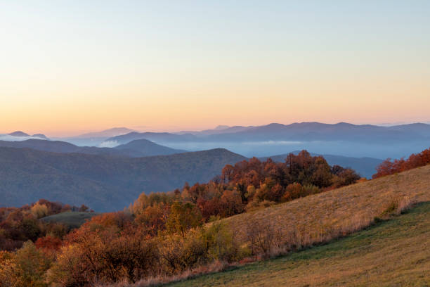 istock A sunrise over the mountains and forests 1349338189
