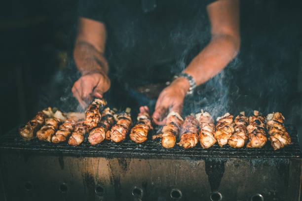 istock Chicken Skewers 1349339118