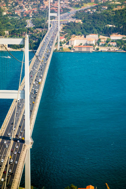 istock Aerial view of Istanbul Bosphorus Bridge 1349341772