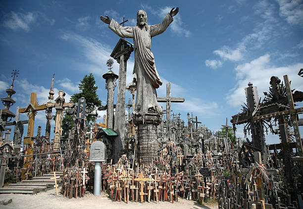 istock Hill of crosses in Lithuania. 134934649