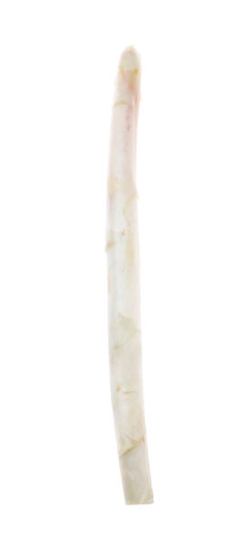 istock Fresh ripe raw asparagus isolated on white 1349351790