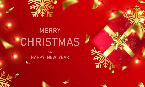 istock Merry Christmas and Happy New Year background. 1349355780