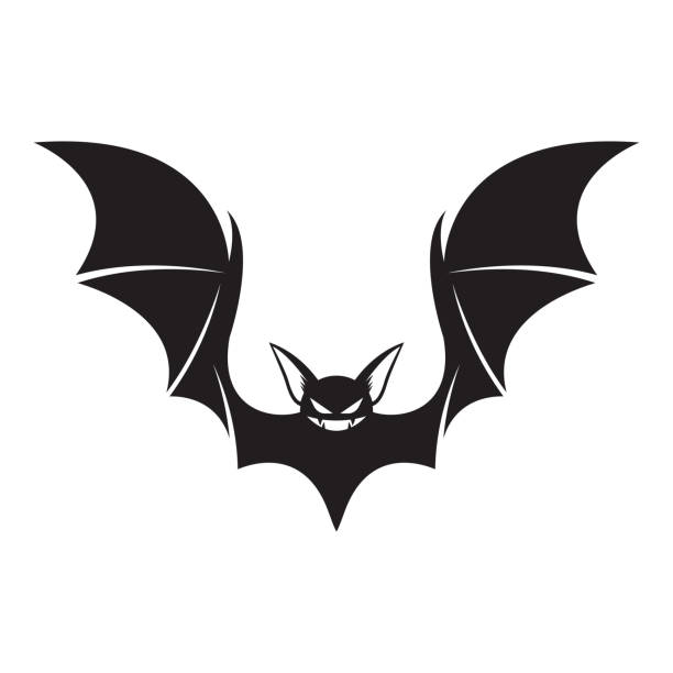 Bat icon Bat icon,vector illustration. 
EPS 10. flock of bats stock illustrations