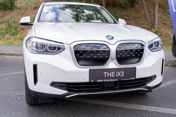 2021 BMW iX3 electric SUV stock photo
