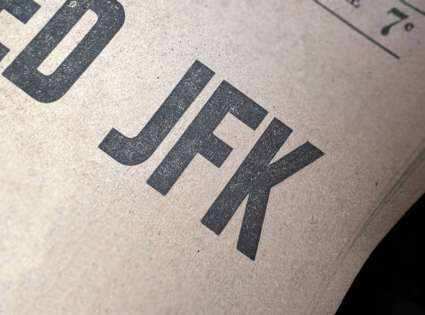 istock JFK Old Newspaper Retro Headline 1349360533