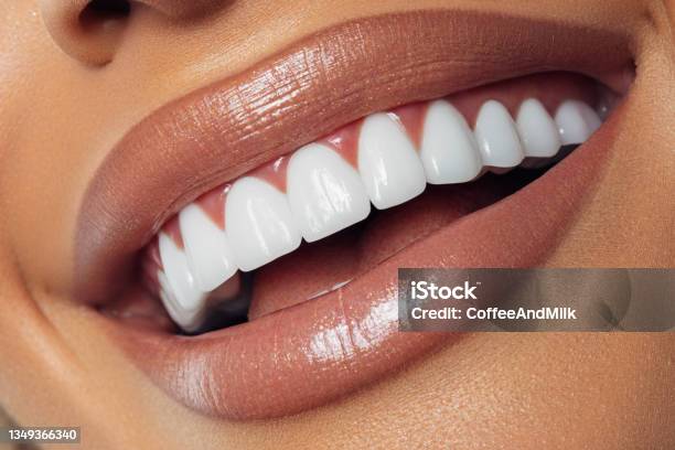 Perfect Woman Smile Stock Photo - Download Image Now - Smiling, Teeth, Perfection