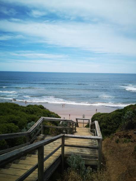 istock View towards the beach. Jan-Juc, VIC, Australia 1349369111