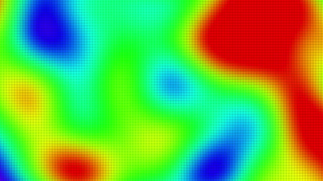 Colorful thermography or heat map background (seamless loop)