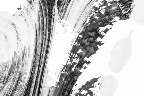 istock black white abstract acrylic painting color texture on white paper background by using rorschach inkblot method 1349387369