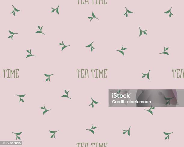 Cute Tea Patterns Seamless Pattern With Cute Tea Attributes In Pastel Colors Vector ...