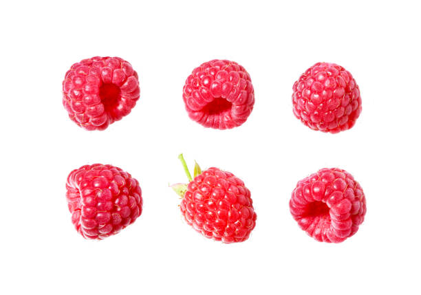 istock Ripe red raspberries  fruits 1349390863