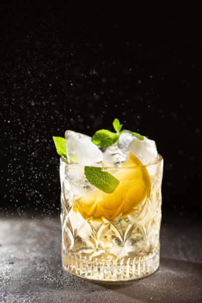 istock Iced lemonade with mint leaves 1349400747
