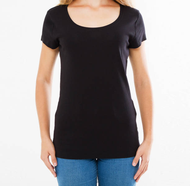 istock black t shirt mockup close up isolated on white 1349410020