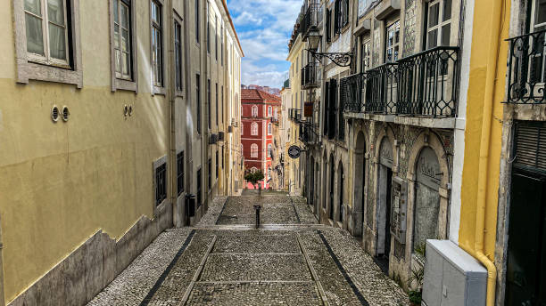 istock Lockdown2020. Empty. Footage shows landmarks and tourist hotspots in Lisbon completely empty, with only a few cars on the streets. 1349410588
