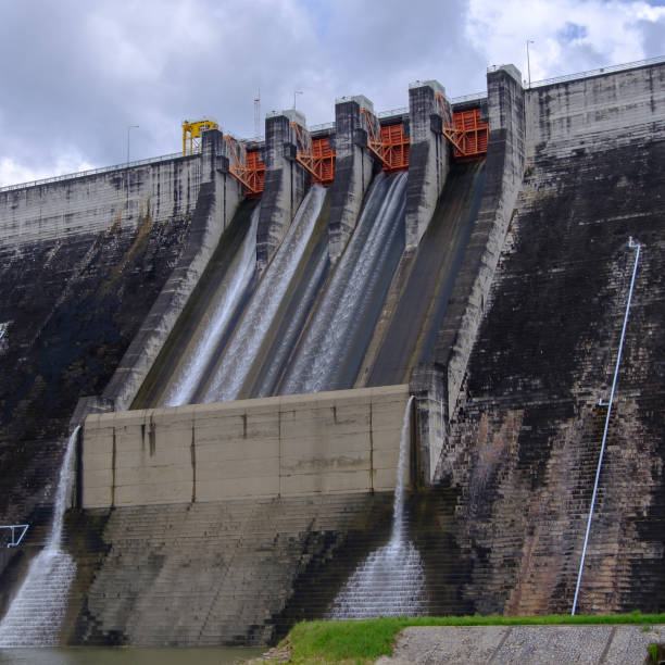 istock Floodgate of Khun Dan Prakarn Chon Dam 1349421138
