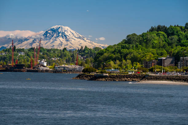 istock Mount Rainier Alongside West Seattle During A Ferry Ride 1349430688