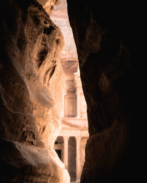 istock View at Petra from the Sig 1349430985