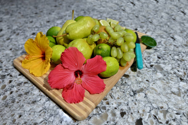 Hibiscus Flower with Lime