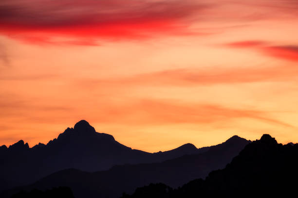 istock Sunrise over Paglia Orba mountain in Corsica 1349433657