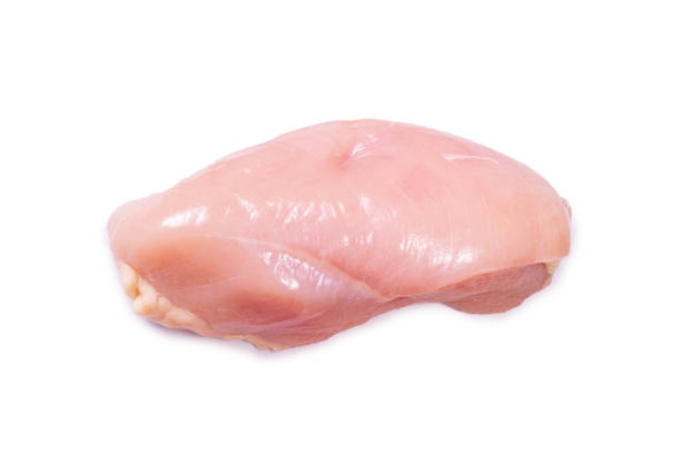istock Raw chicken fillet isolated on white background. 1349438700