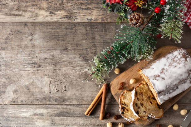 istock Traditional German Christmas stollen 1349446797