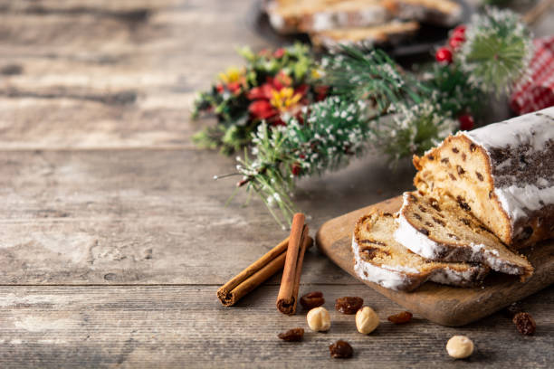 istock Traditional German Christmas stollen 1349446819