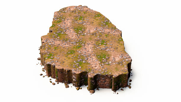 istock Saint Vincent and the Grenadines Map ground texture 3d illustration 1349447516