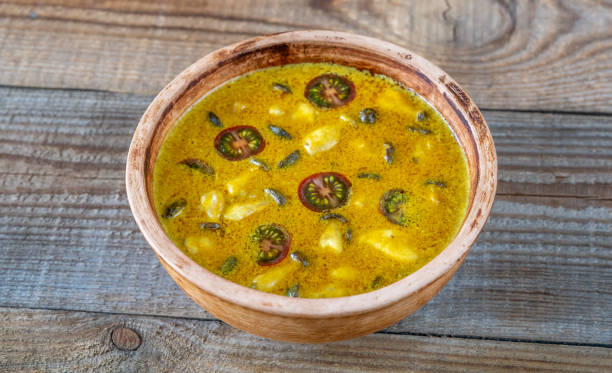 istock Bowl of yellow curry 1349449202