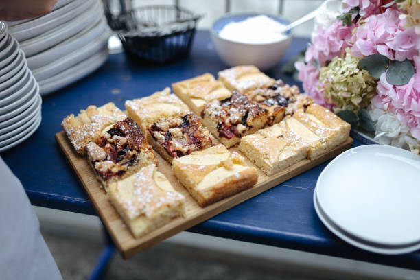 istock Tasty cake buffet at a wedding reception 1349460288