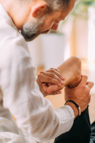 istock Shiatsu Foot Massage. 1349461378