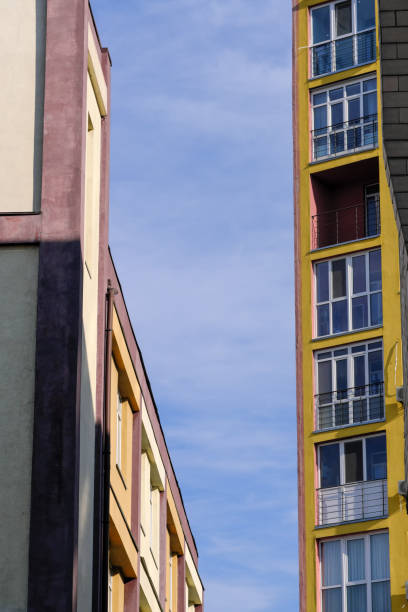 istock Facade of a residential modern house 1349464103