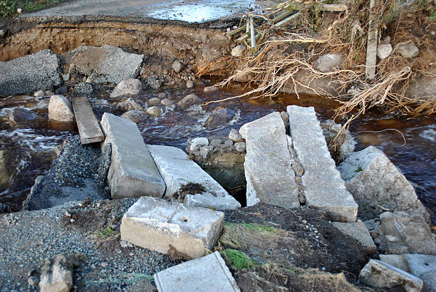 istock roadway washed away with flash floods 134946578