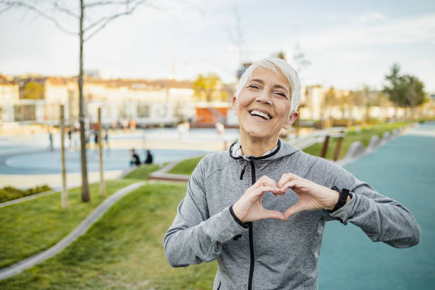 istock Smiling senior woman sharing love 1349466326