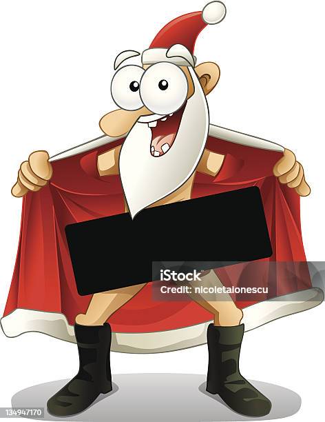 Crazy Santa - Arte vetorial de stock e mais imagens de Pai Natal - Pai Natal, Esquisito, Desrespeito