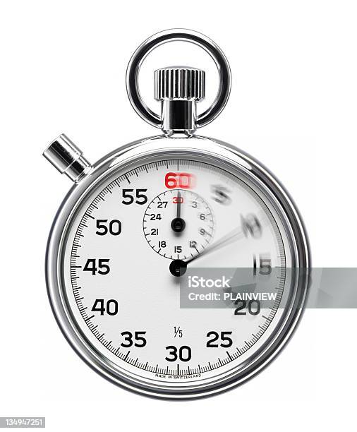 Stopwatch Stock Photo - Download Image Now - Speed, Cut Out, Stopwatch