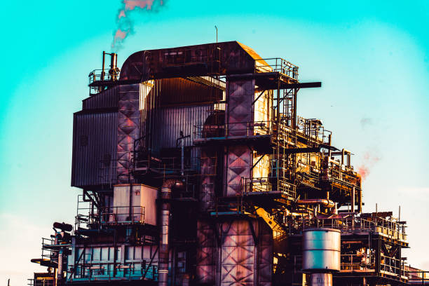 istock Oil refinery factory 1349475261