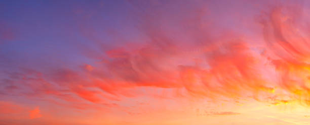 istock Colorful cloudy sky at sunset. Gradient color. Sky texture, abstract nature background 1349475983