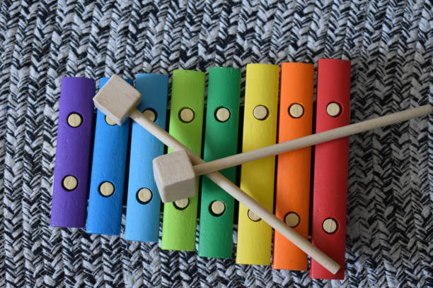istock Wooden colorful xylophone 1349479021