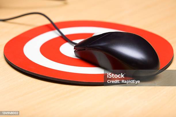 It Target Stock Photo - Download Image Now - Mouse Pad, Computer Mouse, Computer