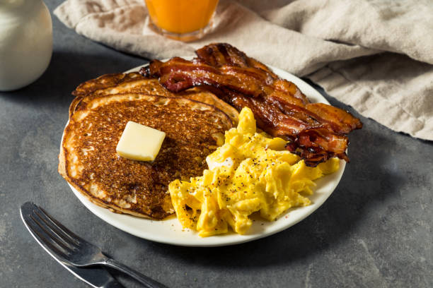 istock Homemade American Pancake Breakfast 1349480362