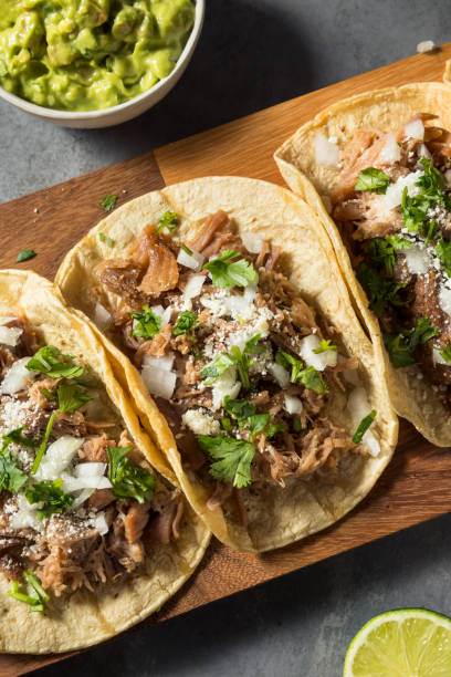 istock Homemade Pork Carnitas Tacos 1349480415