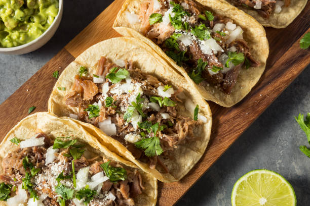 istock Homemade Pork Carnitas Tacos 1349480421