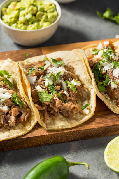 istock Homemade Pork Carnitas Tacos 1349480489