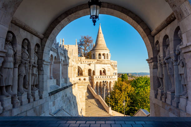 istock Fisherman Bastion at sunrise, Budapest, Hungary 1349484203