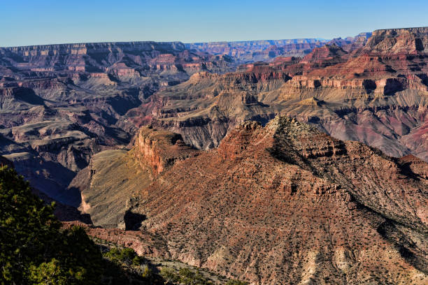 wielki kanion arizona - national landmark outdoors black and white horizontal zdjęcia i obrazy z banku zdjęć