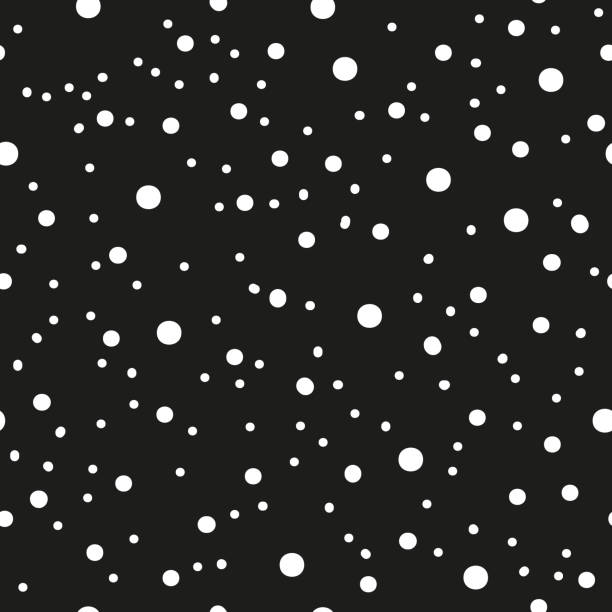 シームレスなクリスマス降雪パターンの背景 - star shape confetti red nobody点のイラスト素材／クリップアート素材／マンガ素材／アイコン素材