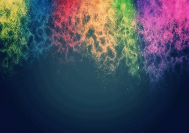 istock Abstract background with scattered colorful particles 1349495796