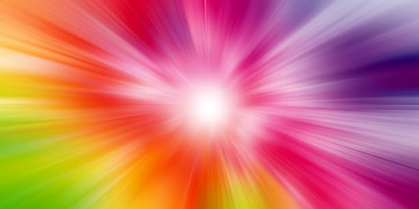 istock Abstract rainbow sunburst with some shades 1349501027