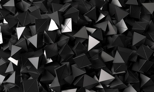 Abstract pyramid shapes