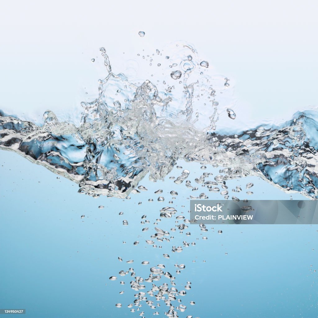 Agua splash XXL - Foto de stock de Diseño ondulado libre de derechos